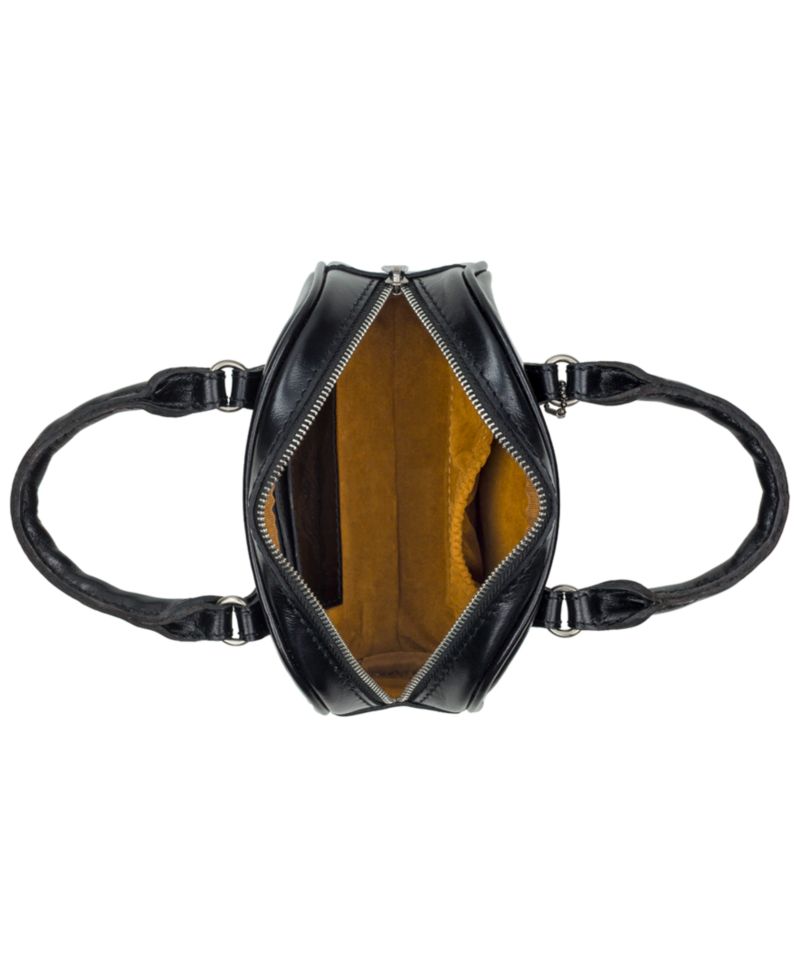Pomezia Mini Leather Top Handle Crossbody Bag