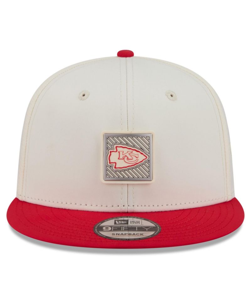 Men's Cream/Red Kansas City Chiefs 2026 NFL Training Camp 9FIFTY Snapback Hat
