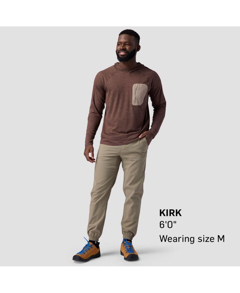 Men's Destination Pullover Hoodie Performance Shirts Long Sleeve