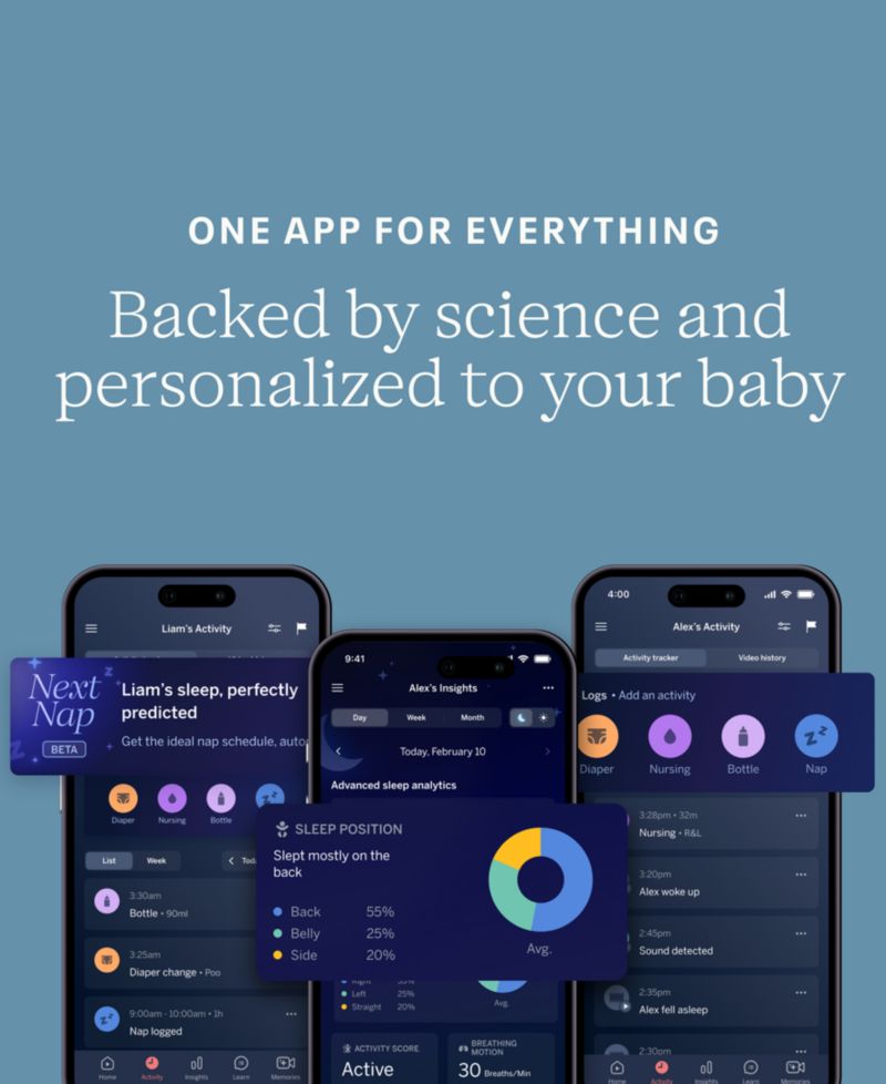 Pro Smart Baby Monitor and Wall Mount