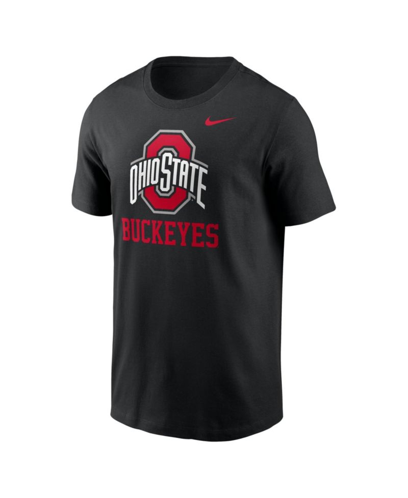 Men's Black Ohio State Buckeyes Primetime Logo Mantra T-Shirt