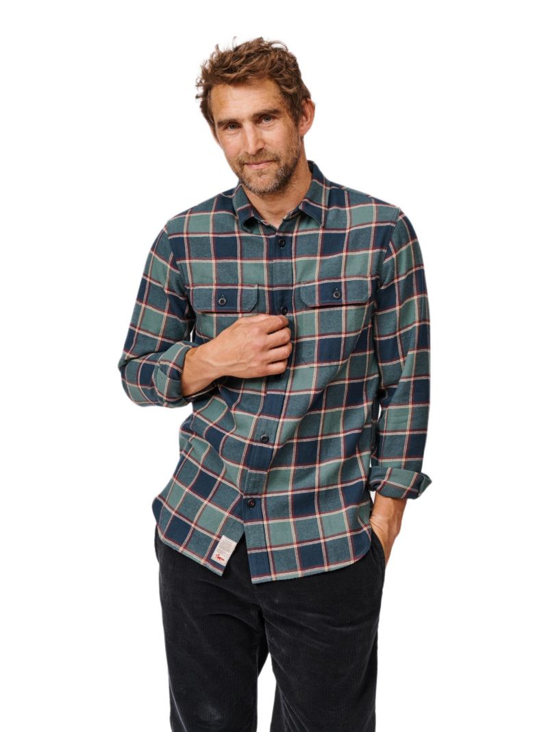 Men's Crowle Button Up Flannel Shirt