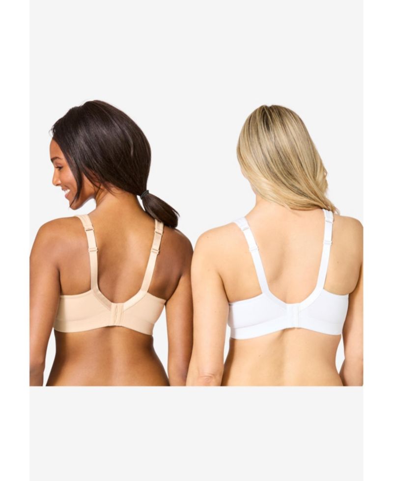 Women's 2-Pack Cotton Full Coverage Bra