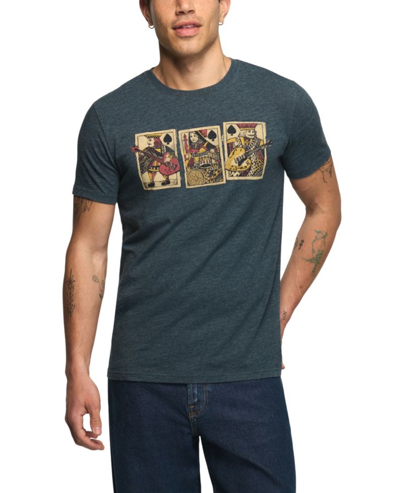 Men's Playing Cards Graphic T-Shirt