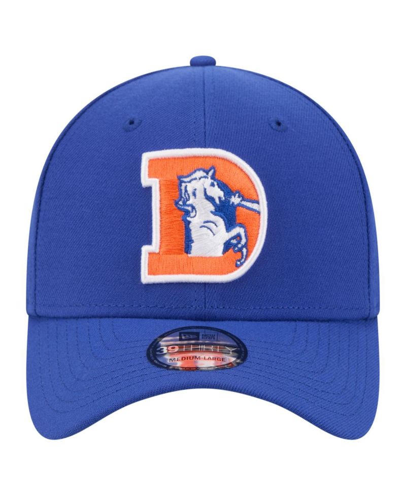 Men's Royal Denver Broncos Core Team 39THIRTY Flex Hat