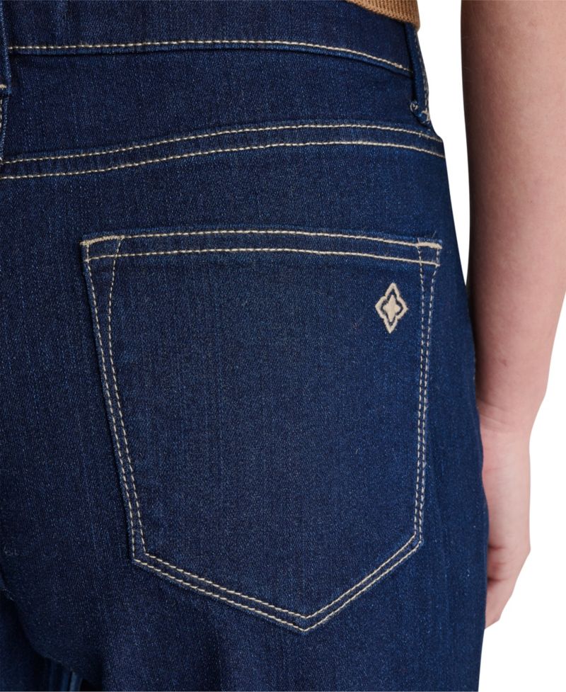 Women's Mid-Rise Straight-Leg Jeans