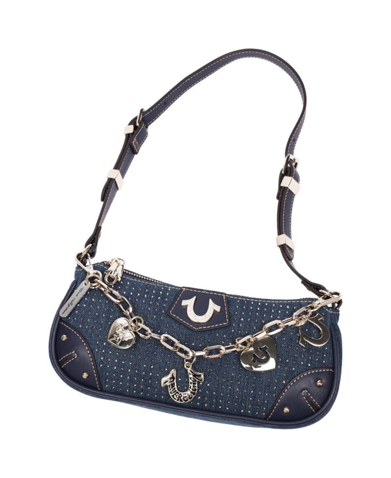 Women's Sparkle Denim Shoulder Bag