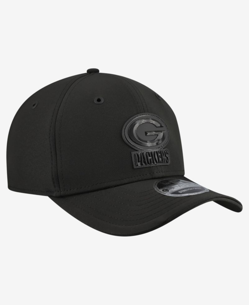 Men's Black Green Bay Packers 2026 Sideline 9SEVENTY Adjustable Hat