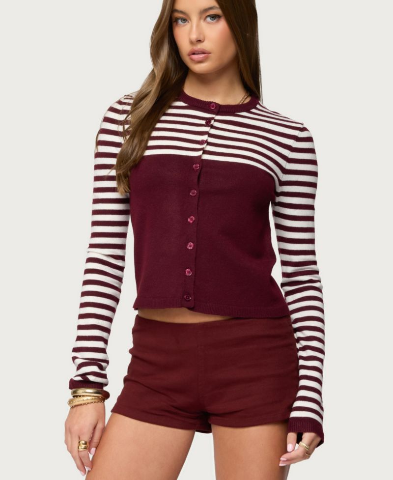 Women's Goni Stripey Knit Cardigan