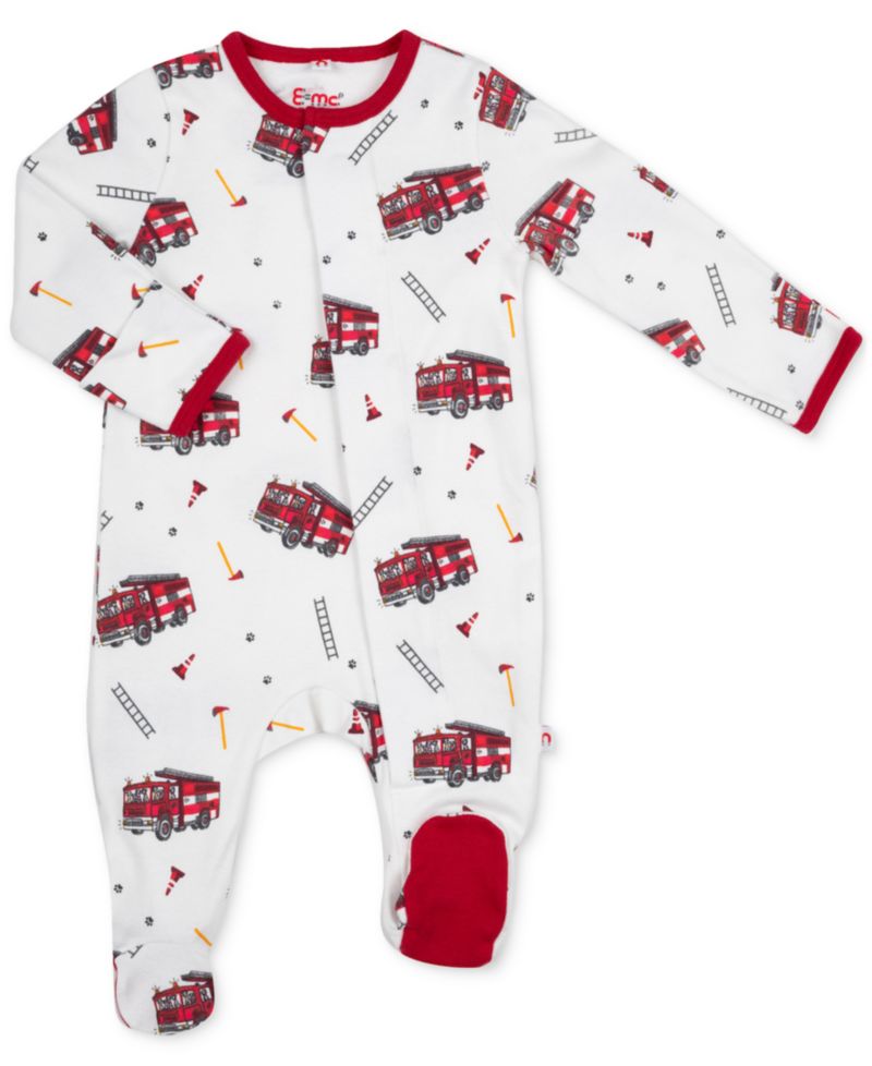 Baby Boys Magnetic Footed Coverall