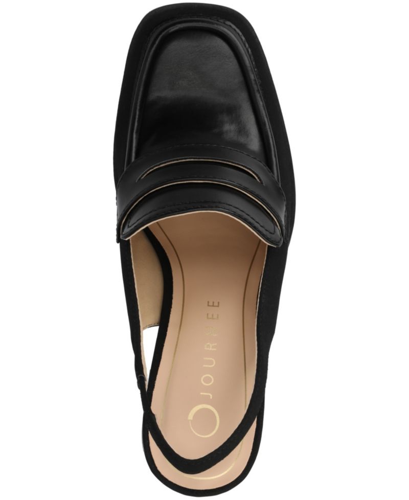 Women's Henrika Block Heel Slingback Tailored Pumps