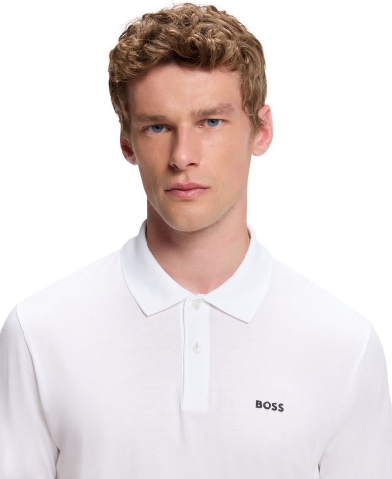 Men's Pima Cotton Printed Polo Shirt