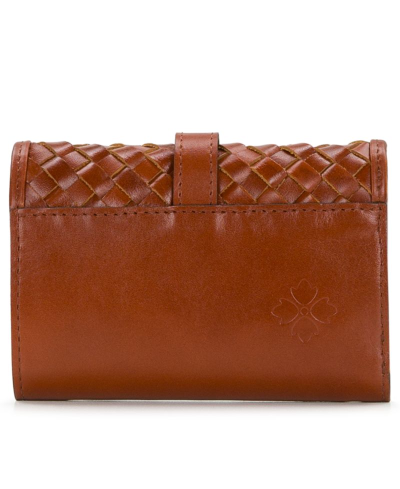 Perla Woven Leather Wallet