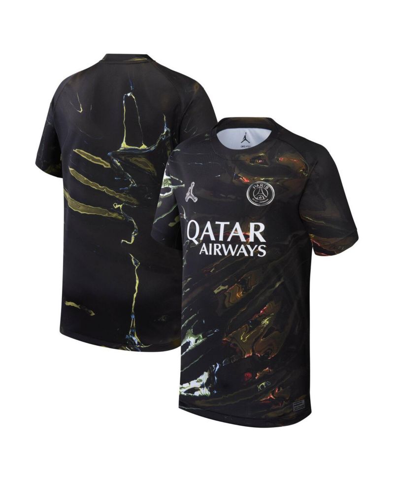 Big Boys and Girls Black Paris Saint-Germain 2025/26 Fifth Stadium Replica Jersey
