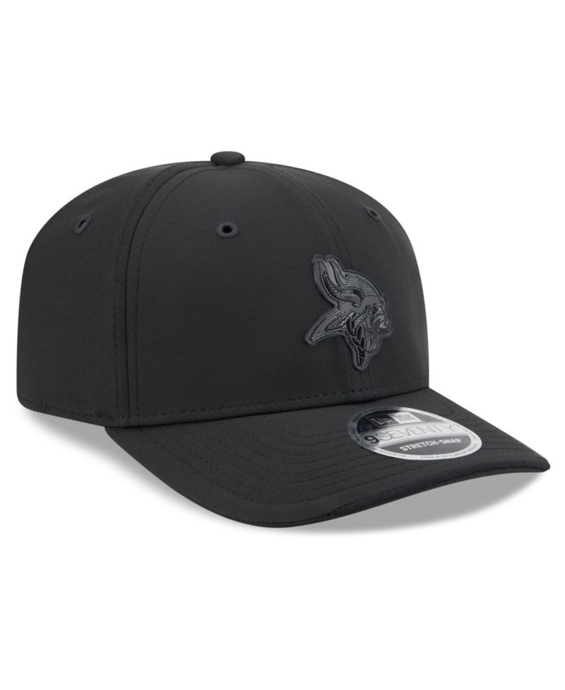 Men's Black Minnesota Vikings 2026 Sideline 9SEVENTY Adjustable Hat