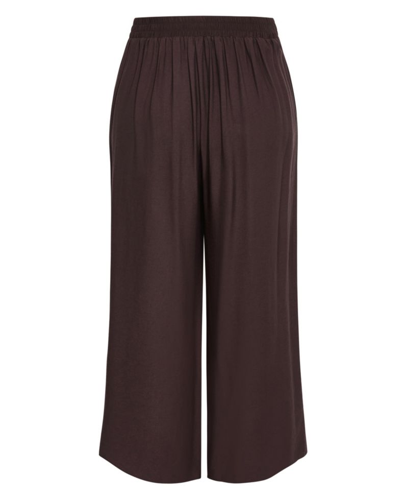 Plus Size Alexi Wide-Leg Elastic-Waist Pants