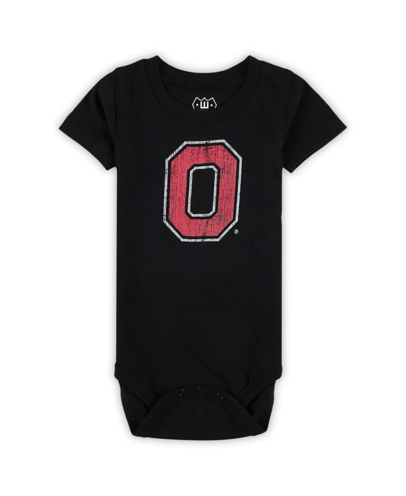 Baby Boys and Girls 3-Pack Ohio State Buckeyes Bodysuit Set