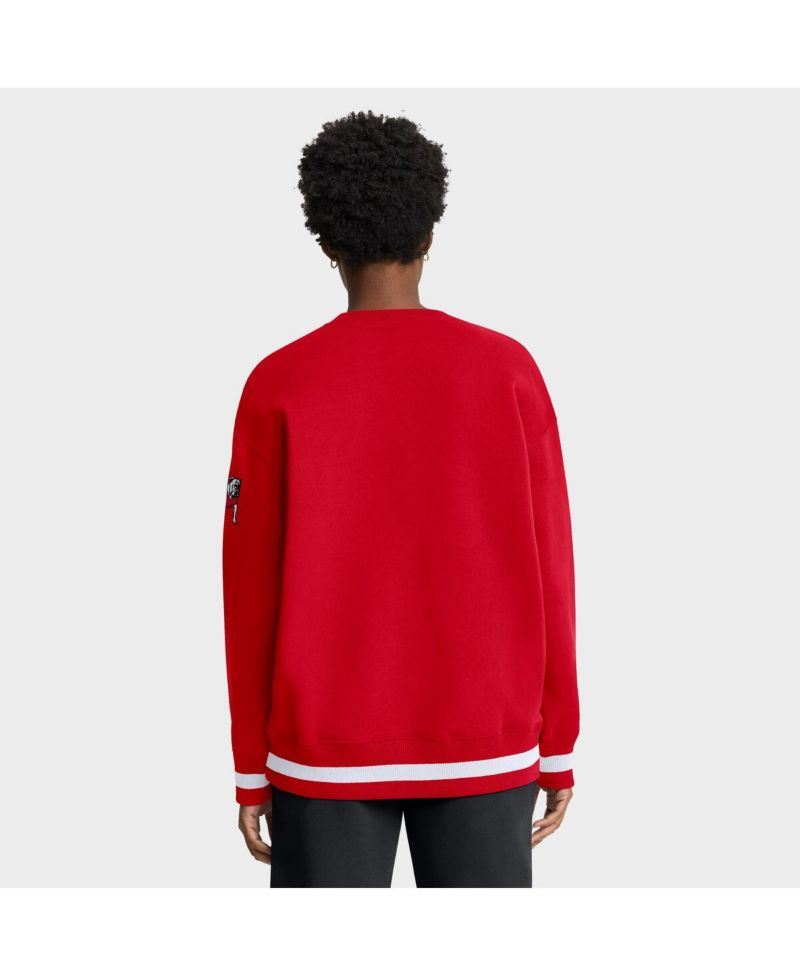 Women's Red Georgia Bulldogs Oversized Legacy Phoenix Sweatshirt