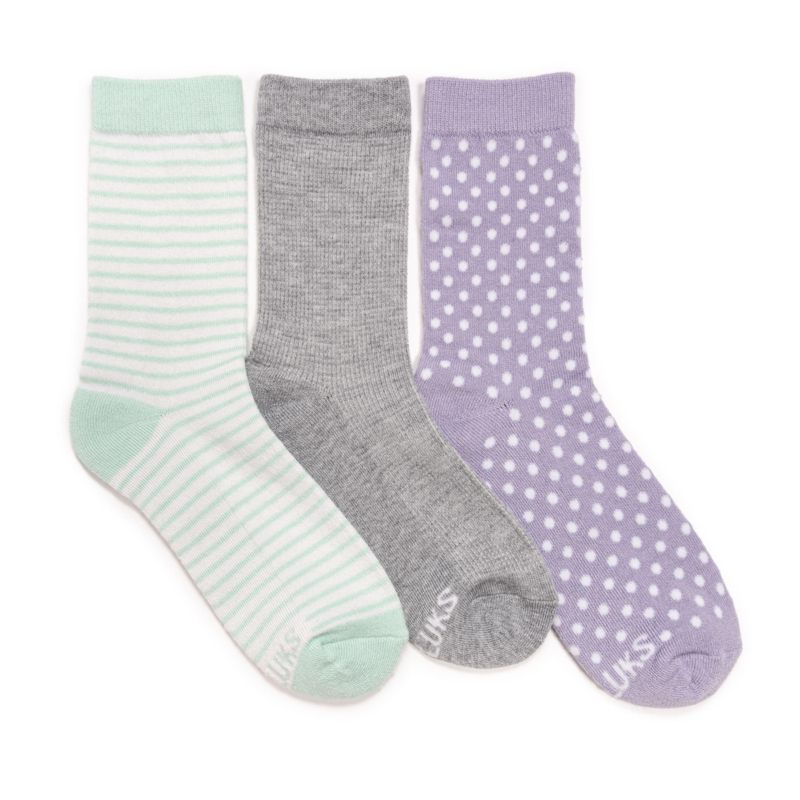 Women's Dream Step Crew Socks, 3 Pair Pack
