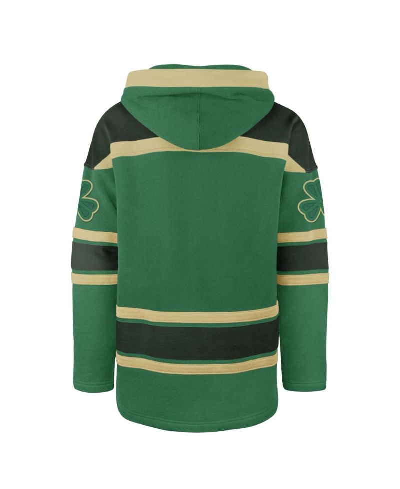 Men's Kelly Green Chicago Bulls McLucky Superior Lace-Up Pullover Hoodie