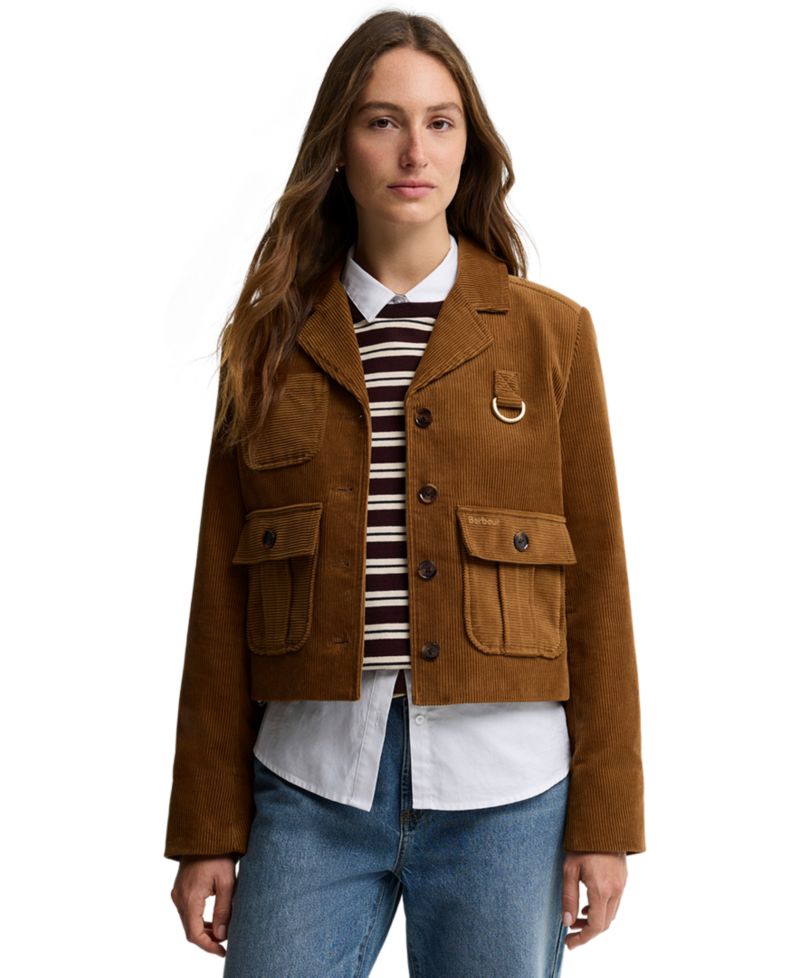 Women's Emmy Corduroy Utility Cropped Jacket