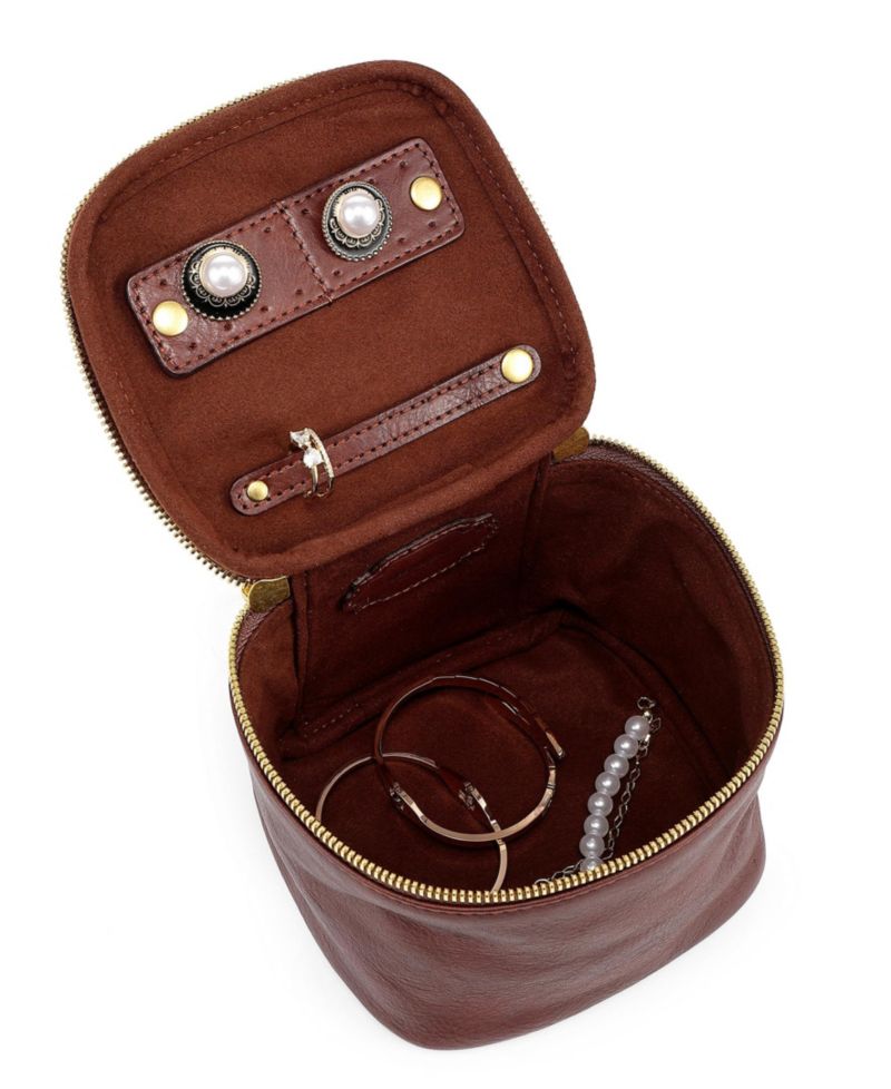 Celosia Cube Leather Jewelry Case