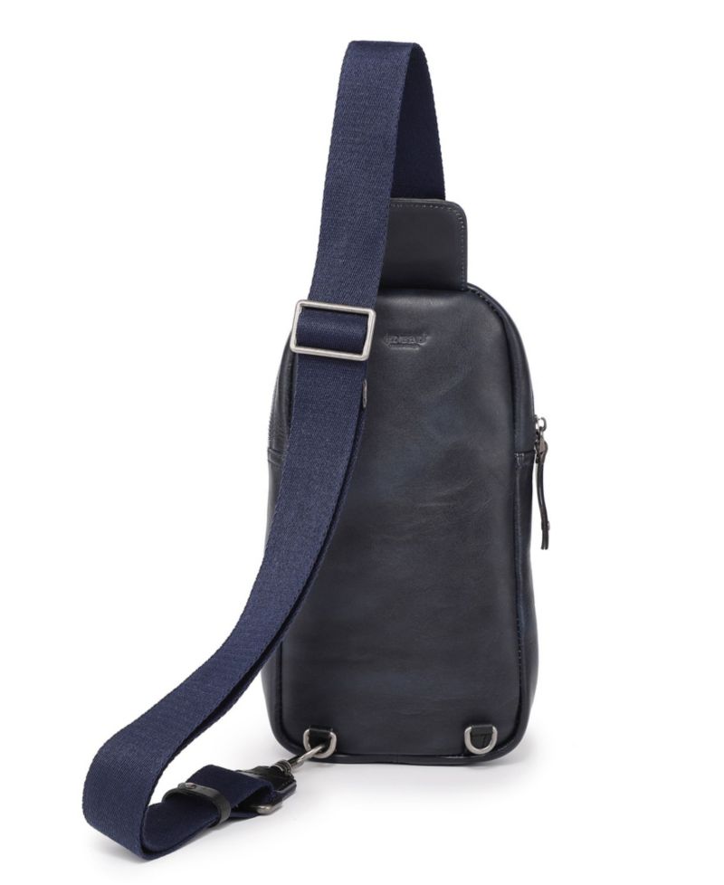 Sun-Wing Leather Sling Bag