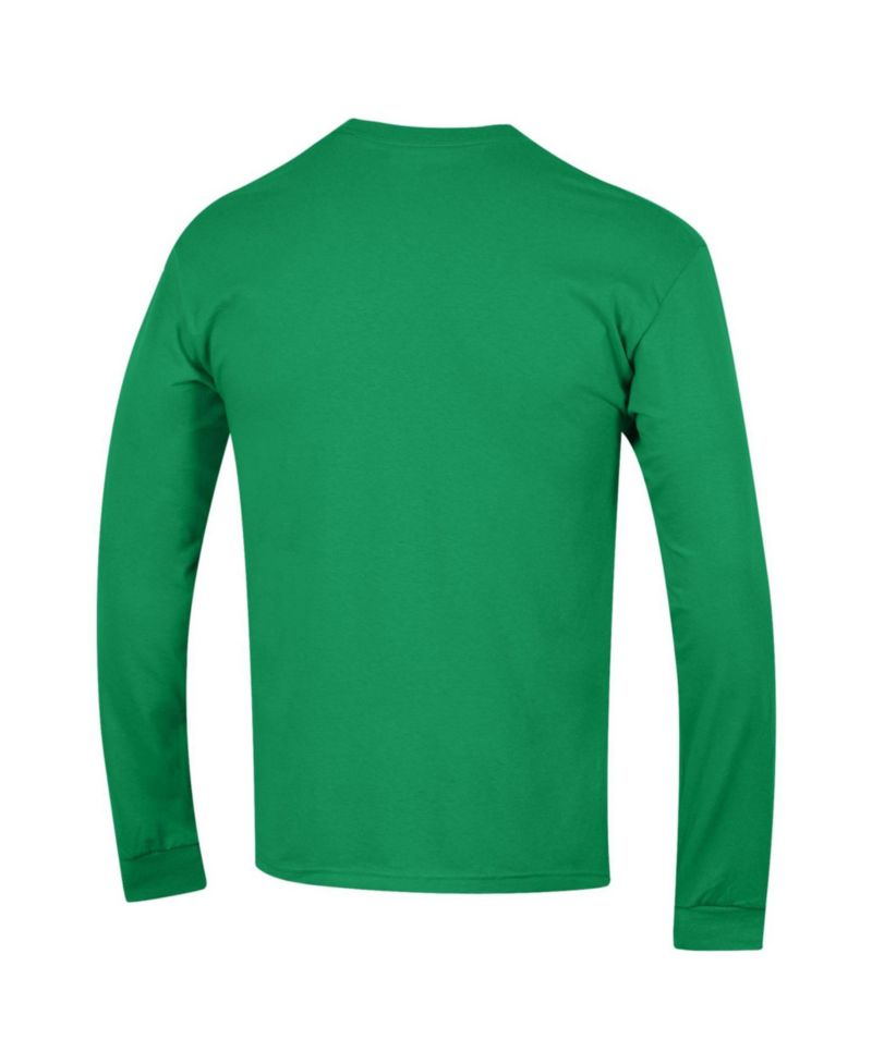 Men's Navy Notre Dame Fighting Irish Basic Arch Long Sleeve T-Shirt