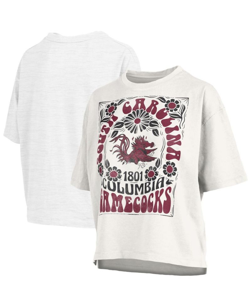 Women's White South Carolina Gamecocks Harmony Oversized T-Shirt