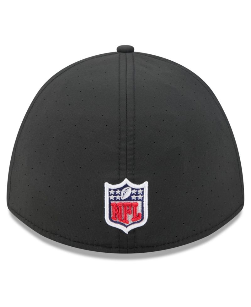 Men's Black Shield Merchandise 2026 NFL Cruical Catch 39THIRTY M-Crown Stretch Hat