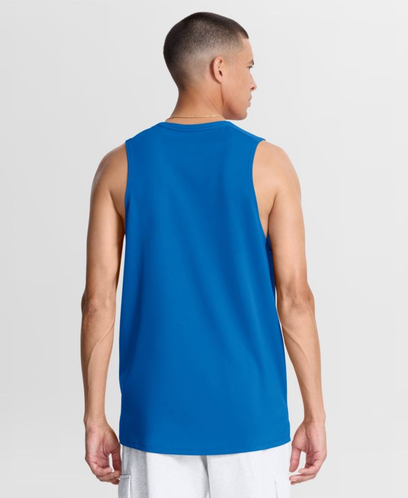 Men's Detroit Lions Kickoff Miler Double Pique Droptail Tank Top