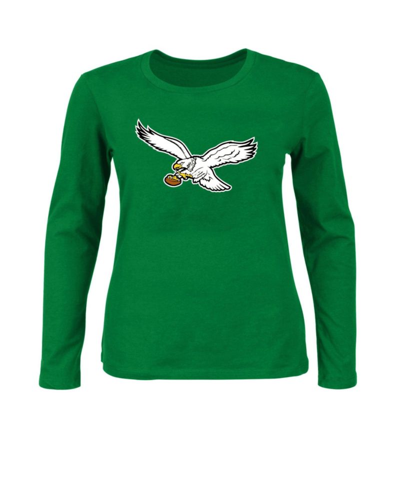 Plus Size Primary Logo Scoop Neck Long-Sleeve T-Shirt