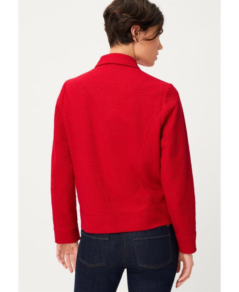 Women's Collared Woven Jacket
