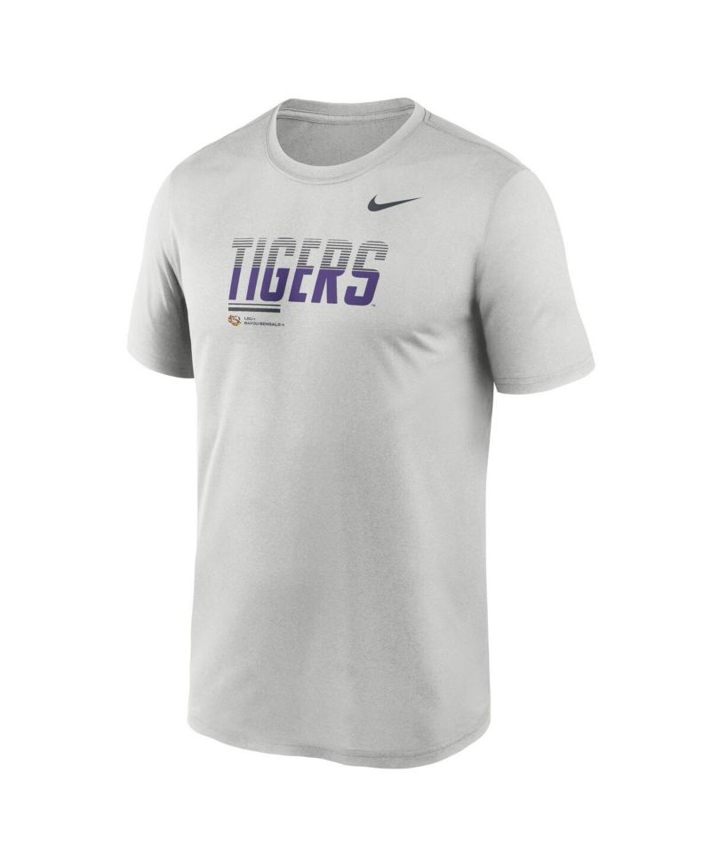 Men's Gray LSU Tigers Sideline Legend Dri-FIT T-Shirt