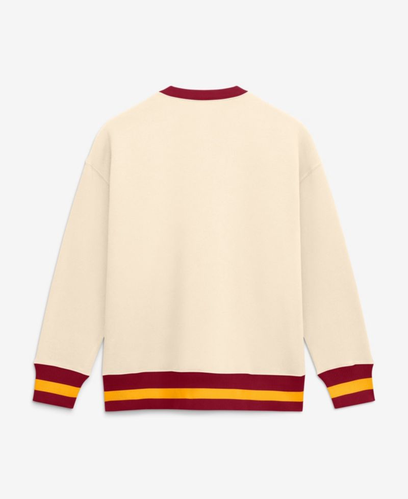 Women's Natural USC Trojans Oversized Legacy Arch Phoenix Sweatshirt