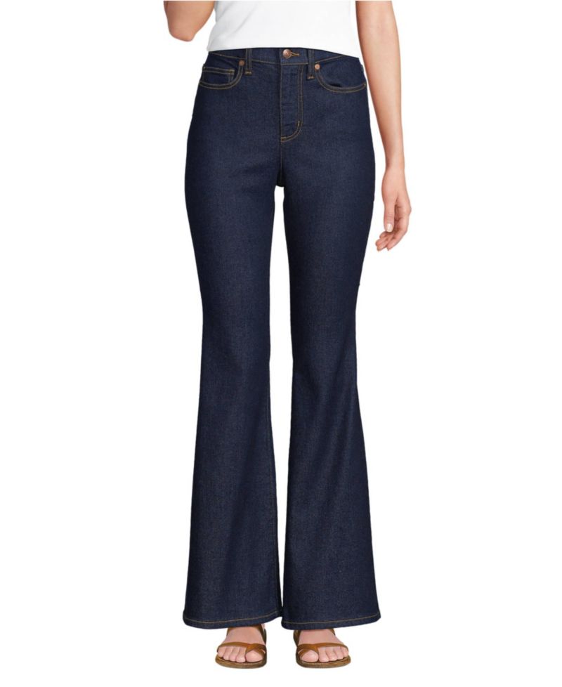 Women's Petite Recover Denim High Rise Skinny Flare Jeans