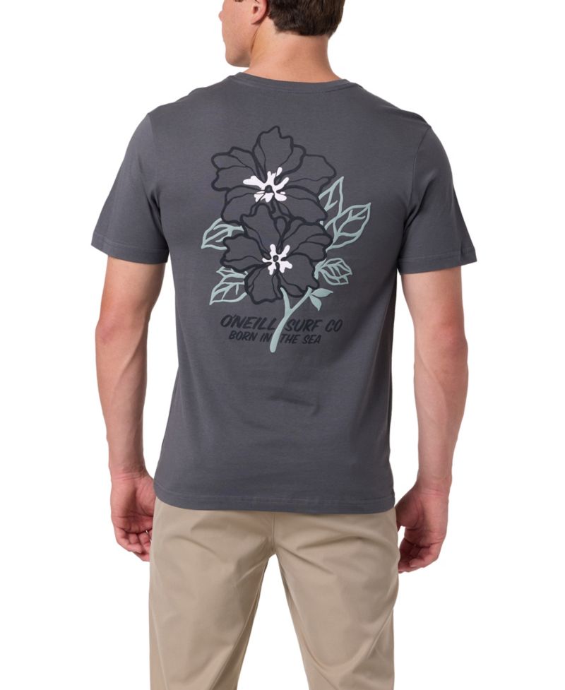 Men's Tropical Floral Graphic T-Shirt