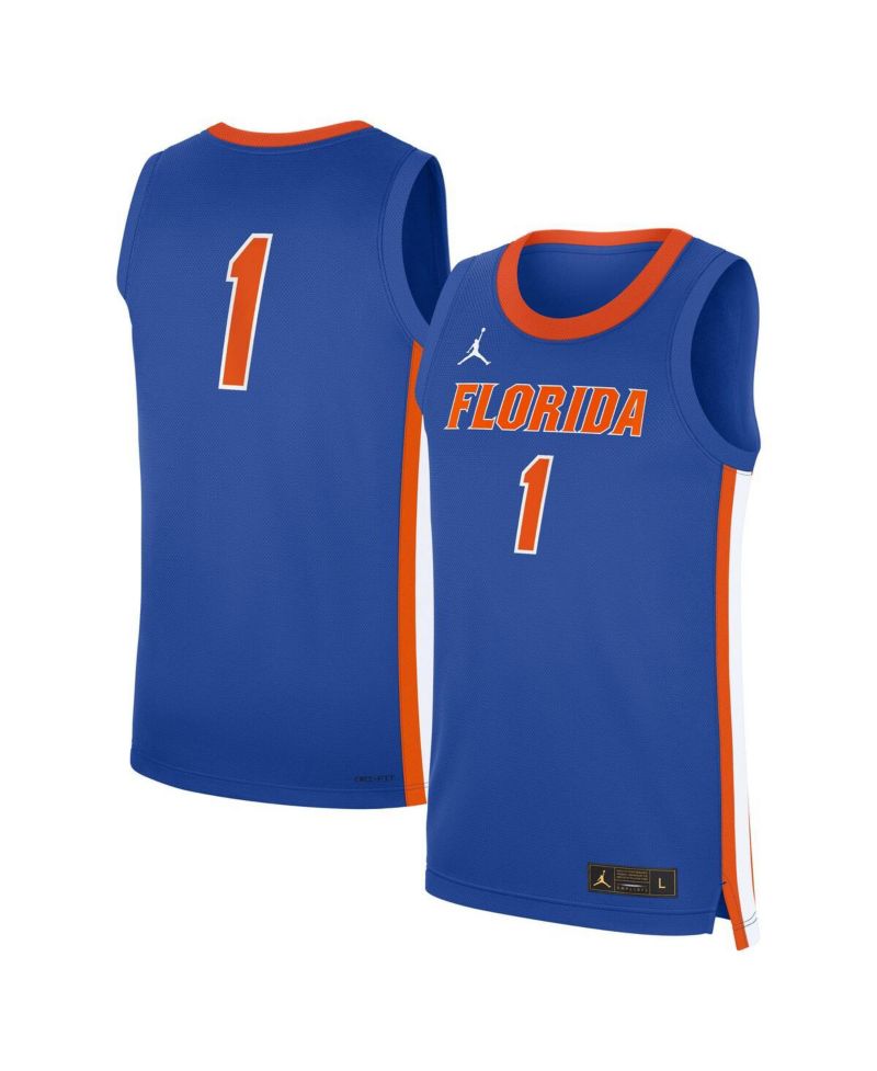 Men's Royal Florida Gators Road Replica Basketball Jersey