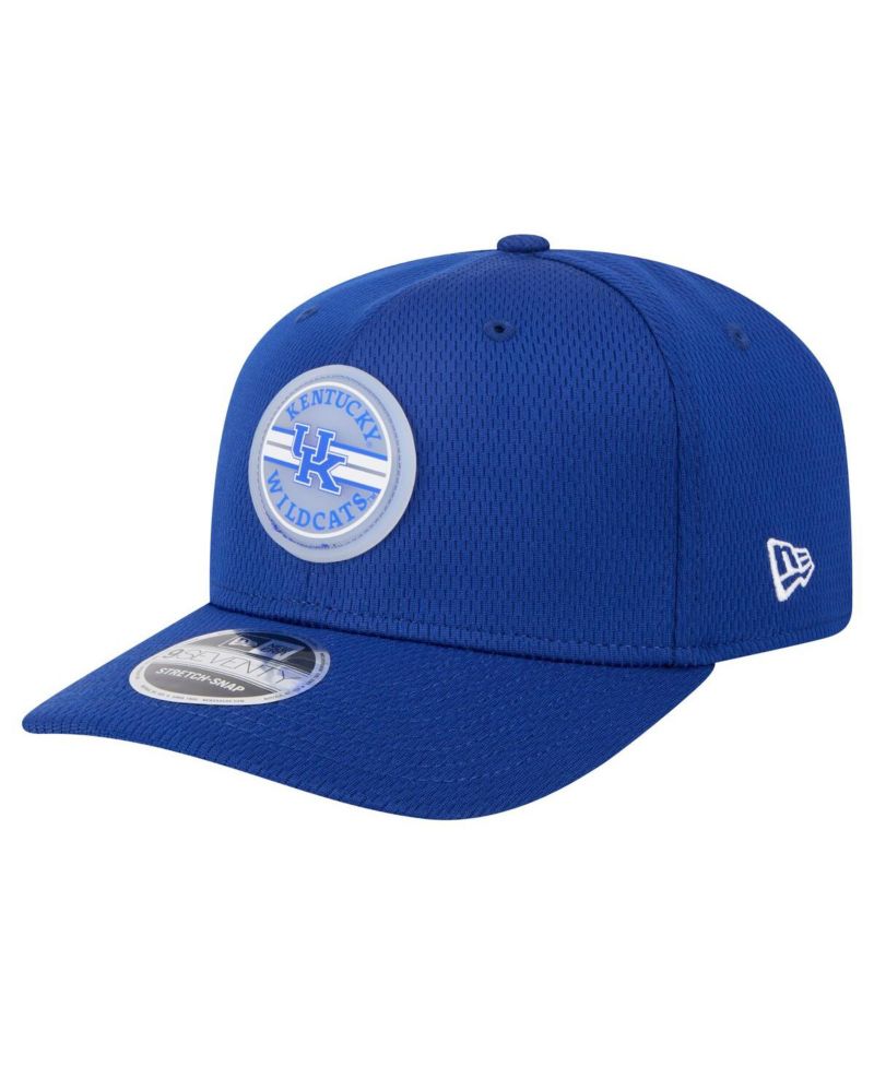 Men's Royal Kentucky Wildcats Patched 9SEVENTY Stretch-Snap Adjustable Hat