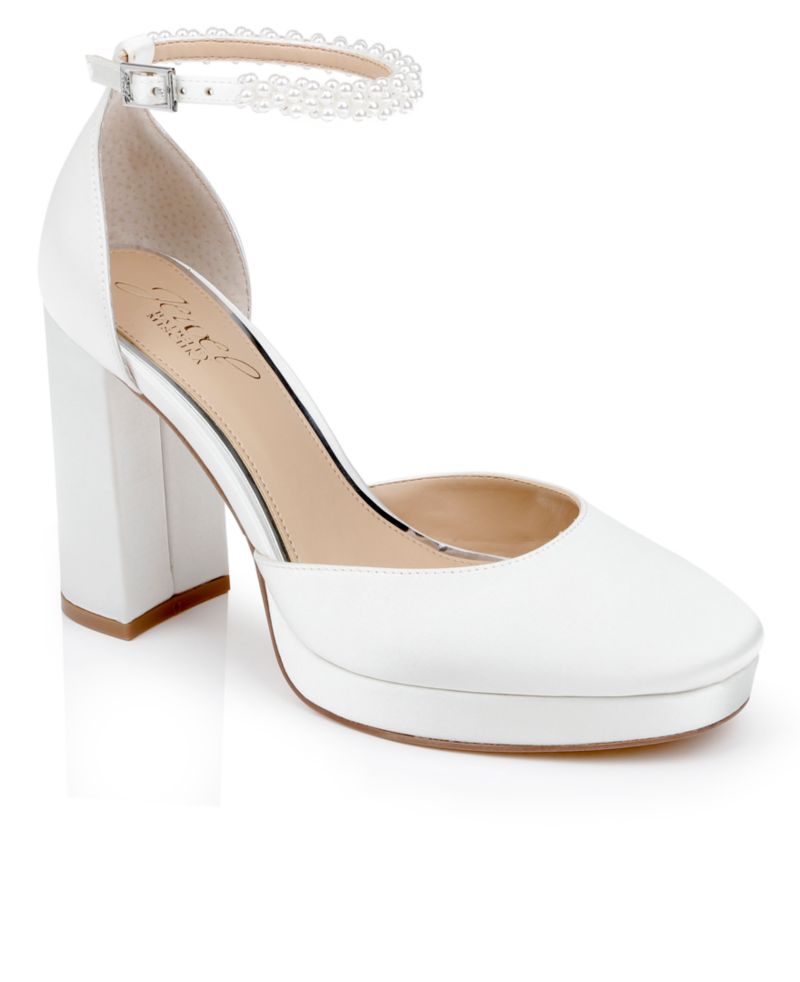 Women's Noble Bridal Block Heel Pumps