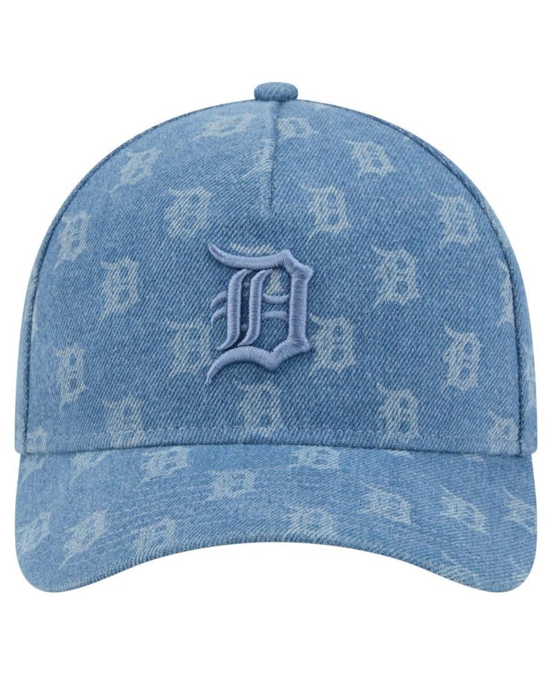 Men's Denim Detroit Tigers A-Frame 9FORTY Adjustable Hat