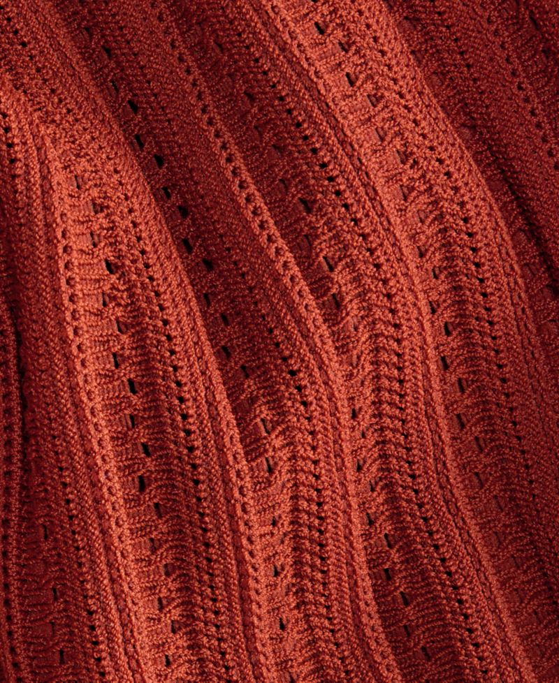 Women's Sweater-Knit Pleated High-Waisted Skirt