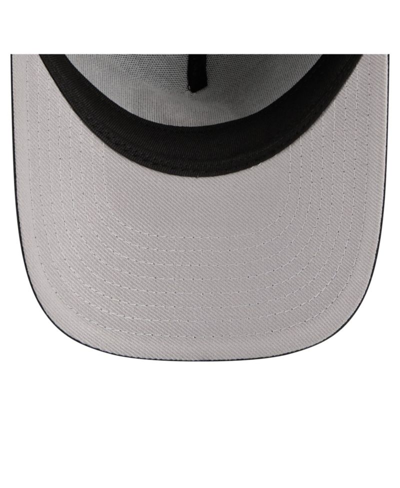 Big Boys and Girls Black New Jersey Devils 9FORTY A-Frame Adjustable Hat