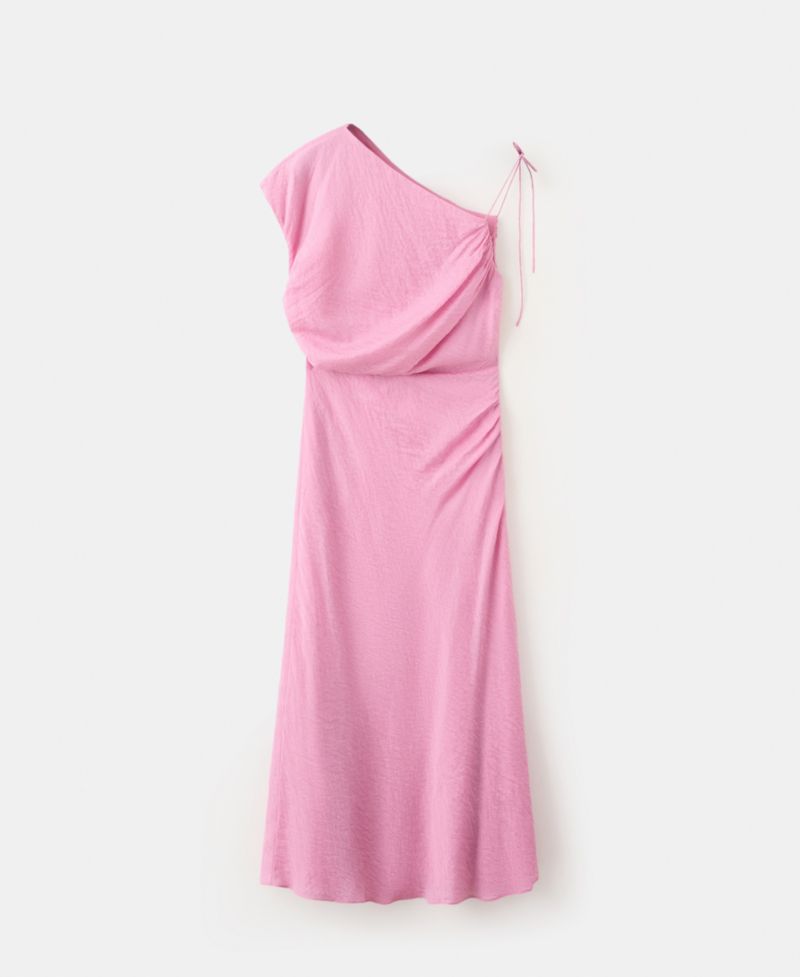 Women's Asymmetrical Bow Detail Dress