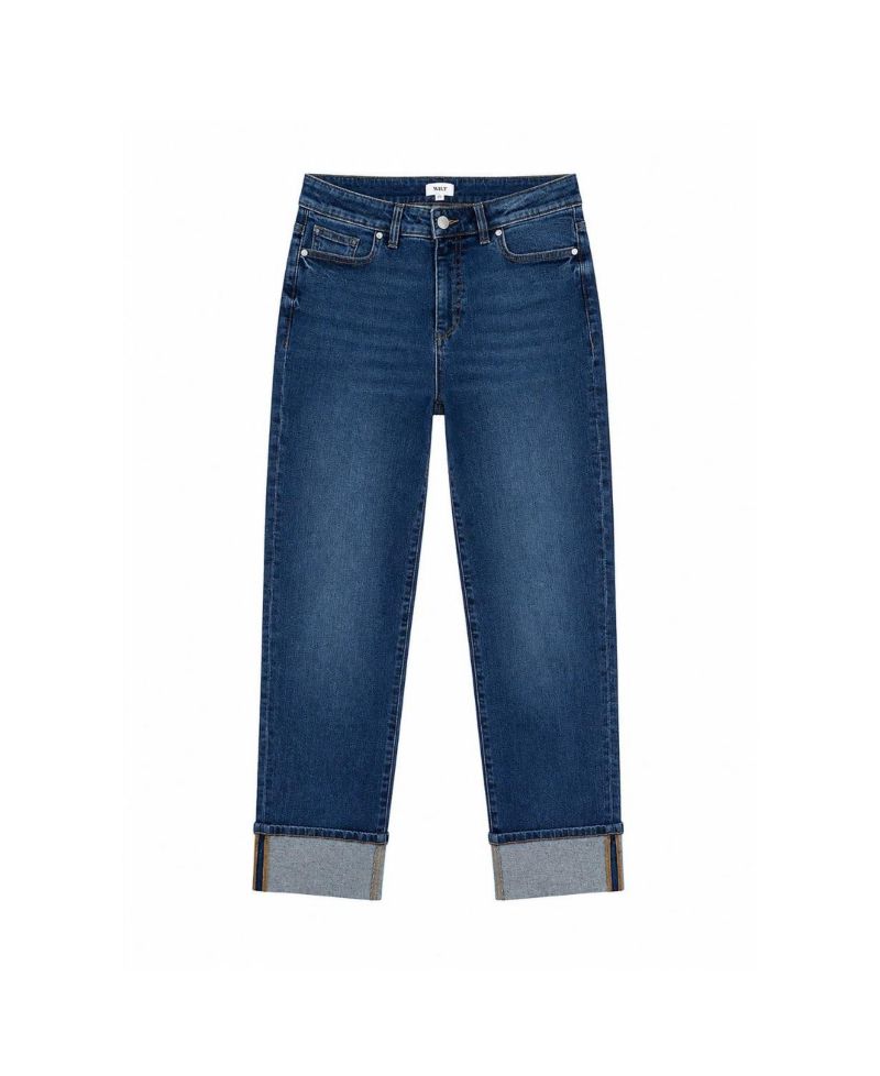 Women's Straight Leg Cuff Jeans