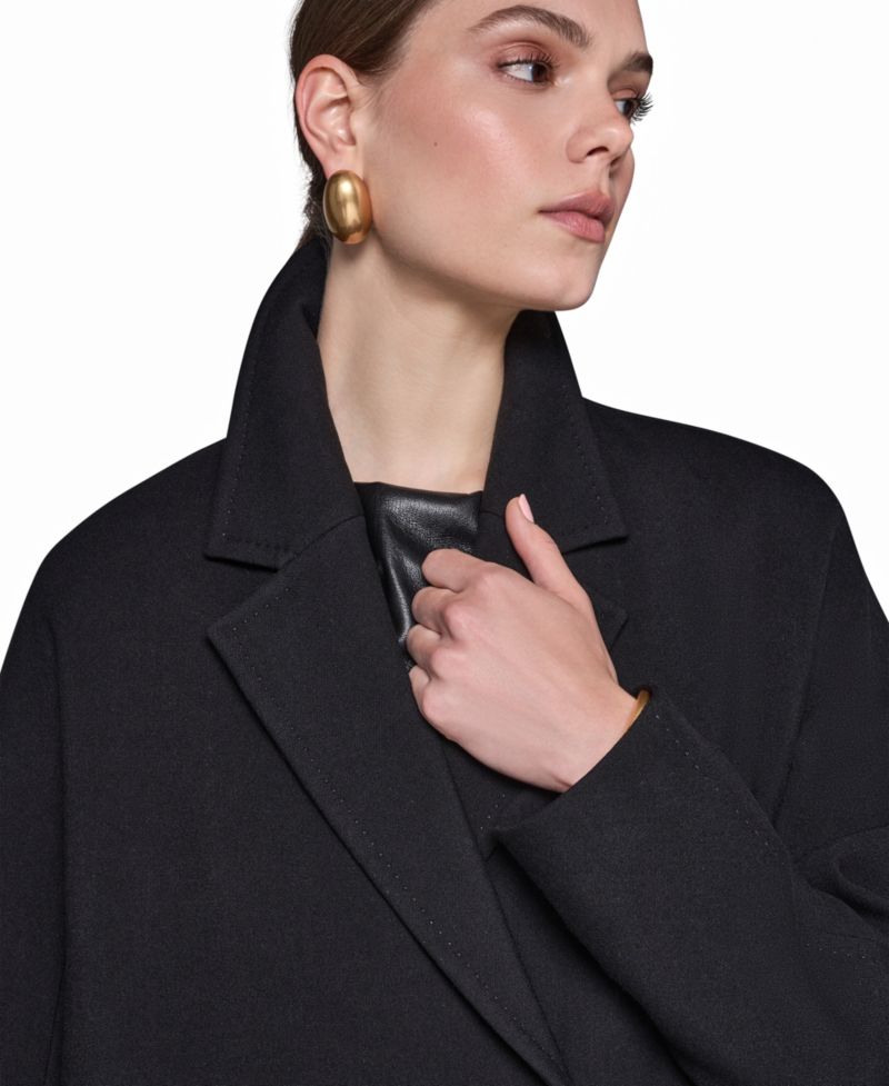 Women's Double-Breasted Lined Rain Coat