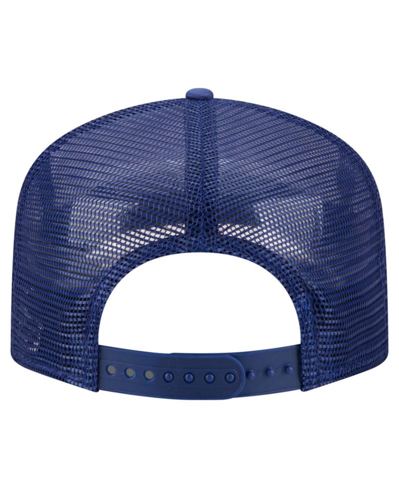 Men's White/Royal Los Angeles Dodgers Retro Cut 19TWENTY Adjustable Trucker Hat