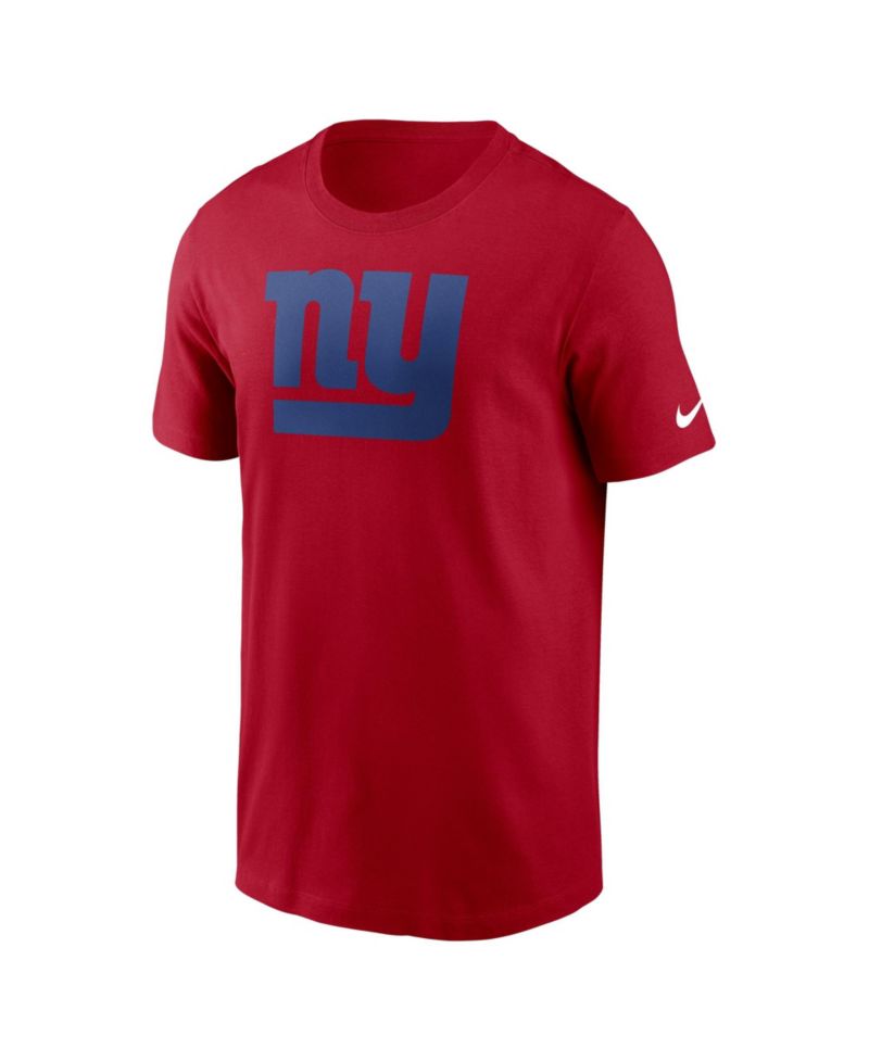 Men's Red New York Giants Essential Logo T-Shirt