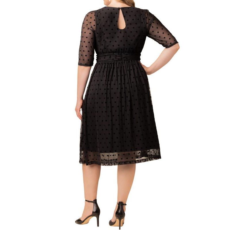 Plus Size Vita Mesh Cocktail Dress