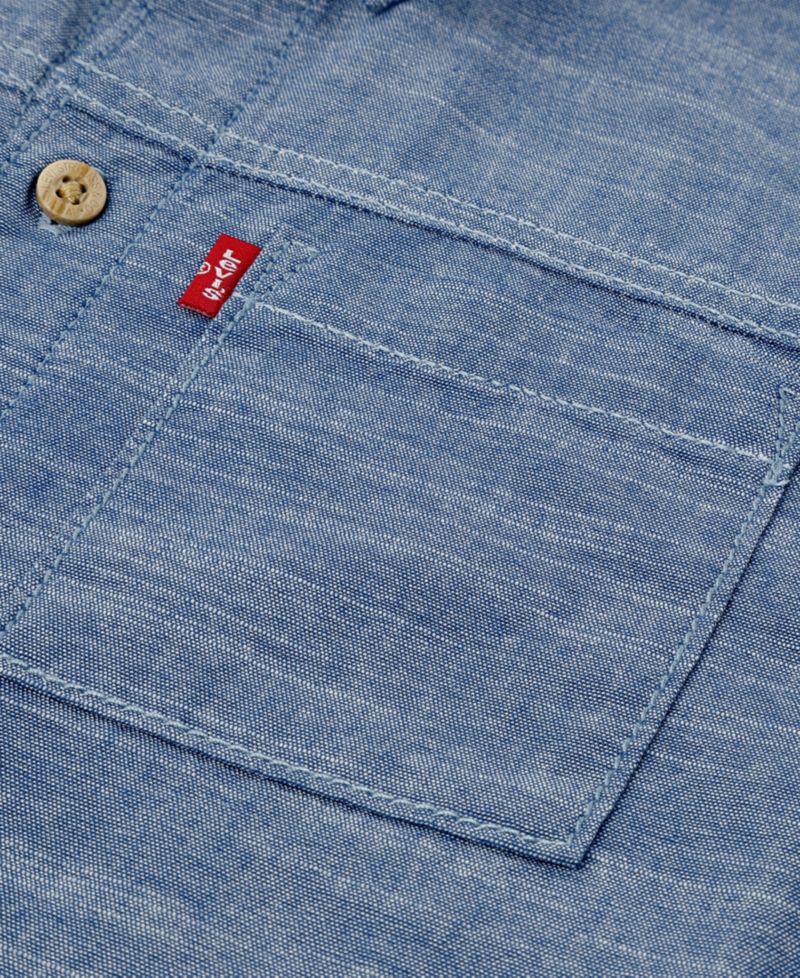 Boys' 4-7 Chambray Top and Pants,2-Piece Set